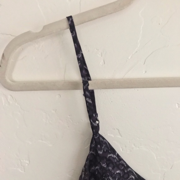 Wilfred Minou Purple & Gray Printed Silk Camisole Small - Picture 5 of 7